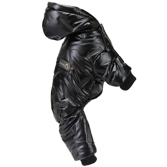 Roupas de inverno para cães de estimação, jaqueta superquente, casaco de algodão grosso, à prova d'água Leleo Pets