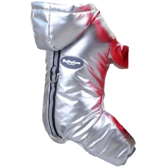Roupas de inverno para cães de estimação, jaqueta superquente, casaco de algodão grosso, à prova d'água Leleo Pets