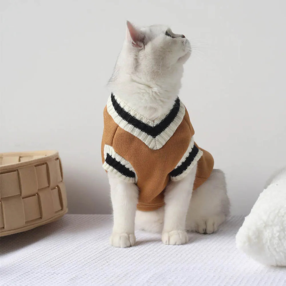 Suéterzinho Fashion Gatos e Cachorros Leleo Pets