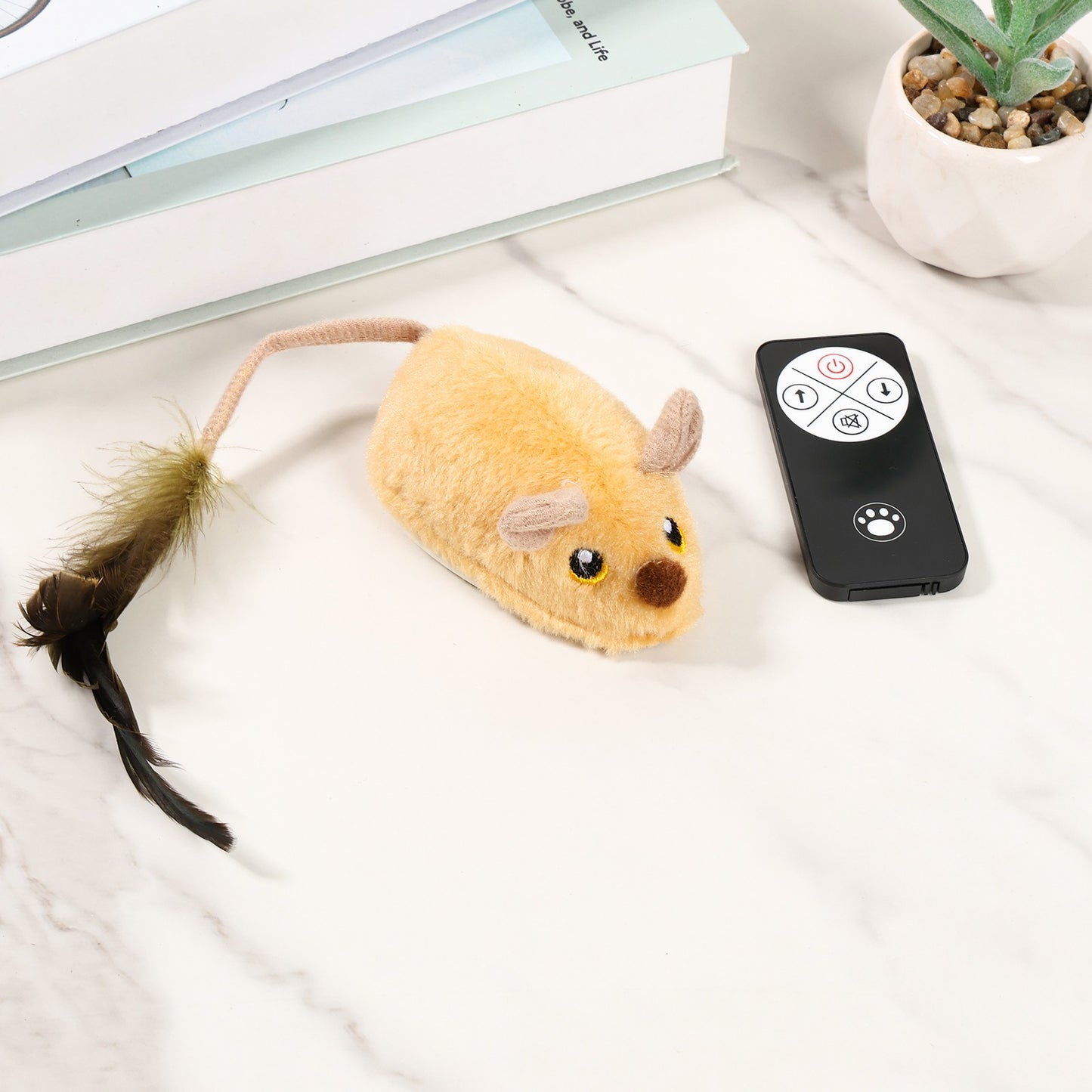 Controle - Gato mouse interativo brinquedo - Leleo Pets