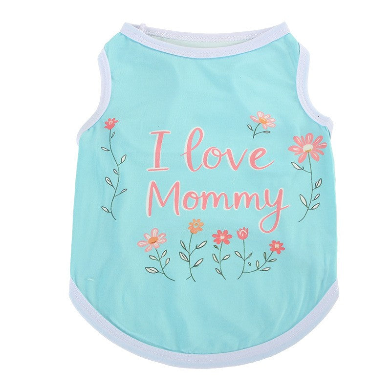 Coletinho regata com diversas estampas de amor e carinho a escolha - Leleo Pets