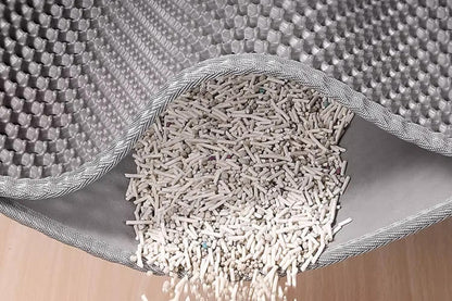 Tapete de areia extra grande para gatos e cães resistente, à prova de água,  duas camadas - Leleo Pets