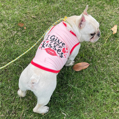 Coletinho regata com diversas estampas de amor e carinho a escolha - Leleo Pets
