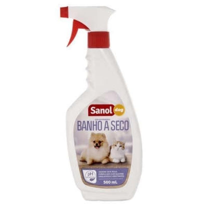 Banho a seco Sanol 500ml - Leleo Pets