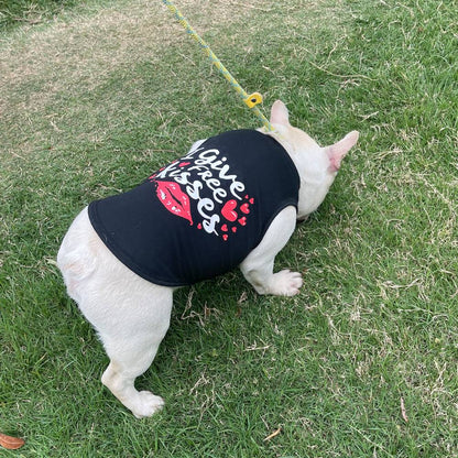 Coletinho regata com diversas estampas de amor e carinho a escolha - Leleo Pets