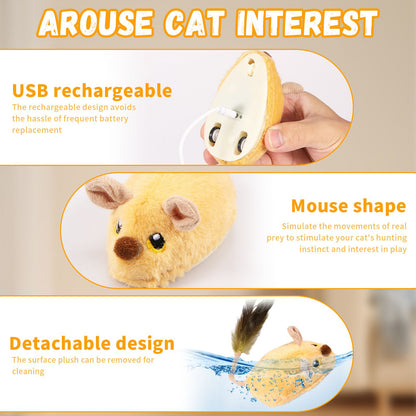 Controle - Gato mouse interativo brinquedo - Leleo Pets