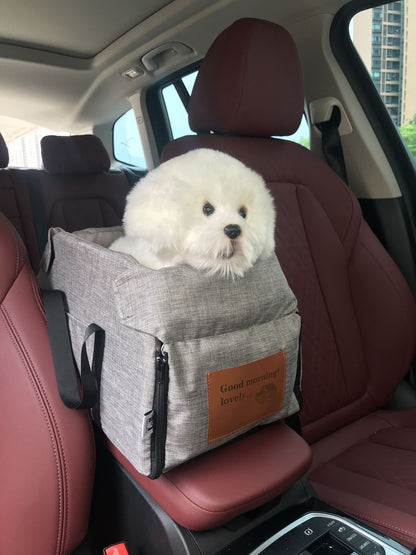 Cama para usar em assento de carro portátil e prática - Leleo Pets
