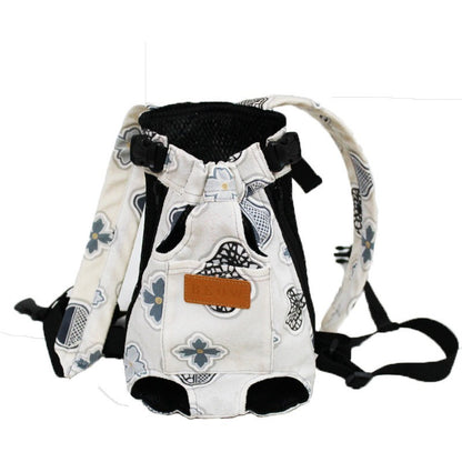 Mochila de lona para levar animais de estimação de todos tamanhos - Leleo Pets