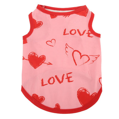 Coletinho regata com diversas estampas de amor e carinho a escolha - Leleo Pets