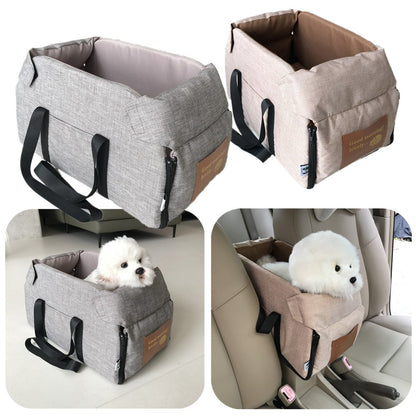 Cama para usar em assento de carro portátil e prática - Leleo Pets